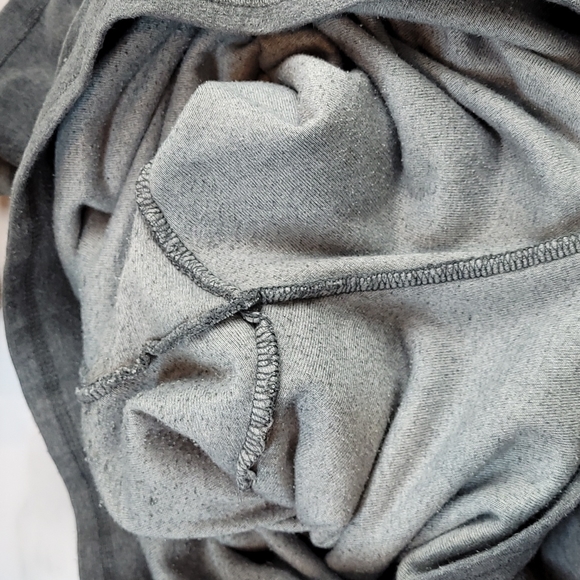 LIZ CLAIBORNE GRAY VALOR ELASTIC WAIST LONG PANTS - Picture 8 of 10